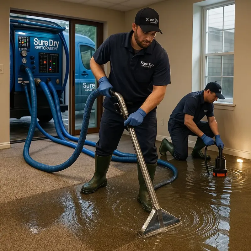 Water Extraction and Removal process in Lumberton, TX